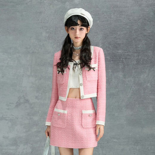 PHORM2025 spring new fashion suit H26011416 light pink XS