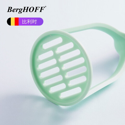 Bergof Leo series household potato masher, garlic press, fruit masher, baby food supplement tool, mint green
