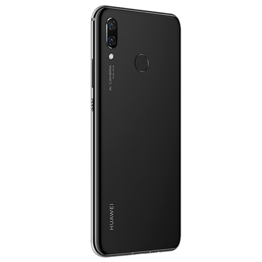 Huawei nova3 mobile phone, full screen high-definition quad-camera game, 4G full network access, dual-stop, bright black, 6G+128G (full network access) 90% new