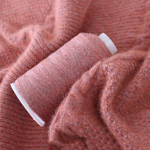 GJXBP100%特级羊绒线手工编织纯山羊绒线机织中细羊毛线围巾抗起球 浅绿色8033果绿色(买一两送一两)