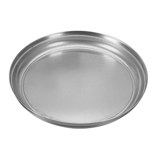 XJ sieve stainless steel sieve dustpan drying filter rice sieve sand gardening sieve soil sieve grain grain filtration stainless steel 60 cm high 7 cm hole 2mm