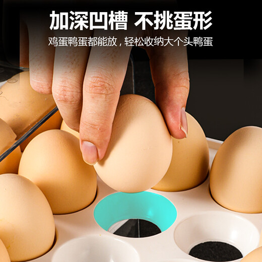 Oraldo egg carton double drawer refrigerator egg storage box egg box shockproof egg tray egg storage box two layers can hold 40 eggs thickened
