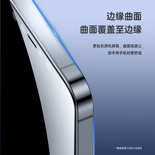 依斯卡【三倍增强】适用苹果12钢化膜iPhone12pro防窥手机贴膜 全屏360°防偷看防摔耐刮抗指纹保护JM844