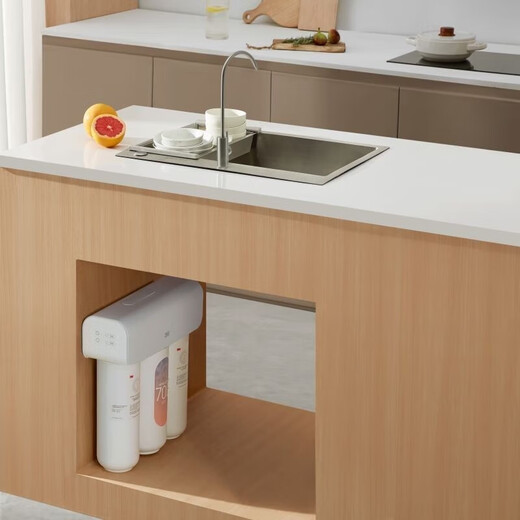 3M套装净水器管线机家用直饮RO反渗透厨下S725/S620大通量3年长效RO膜家用纯水机净饮机 HFRO-S725机器+40GL前置过滤器