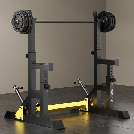 DONIUZ squat rack multi-functional bench press rack home barbell rack weight bench bench press comprehensive training equipment fitness equipment 11-position width adjustment/10-position height adjustment