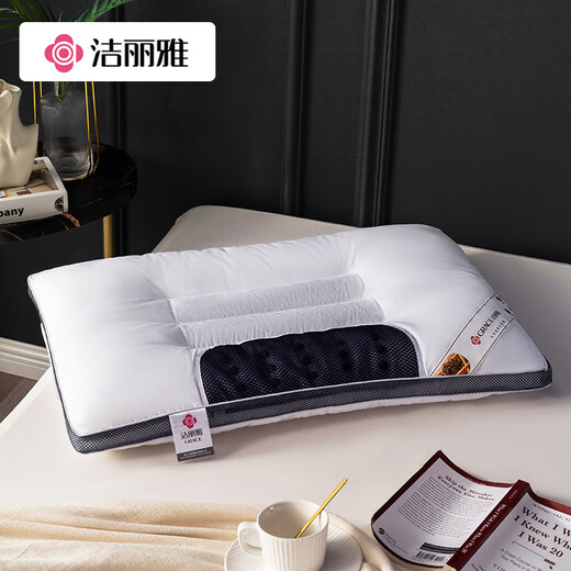 Jieliya pillow core, cotton pillow core, pure cotton pillow pack, three-dimensional Cassia magnetic therapy pillow core, 48*74cm, 1090g single package
