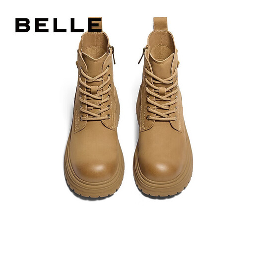 Belle (Belle) Chinesische Valentinstagsgeschenk vielseitige Martin-Stiefel gleicher Stil wie Leder im Freien Wanderschuhe in der Frauen Mall B8P1DDD4 Pre-Sale Brown 38 (240 mm)