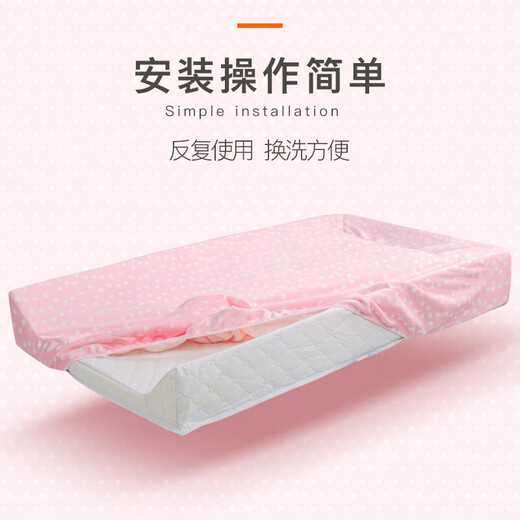 CLCEY is suitable for diaper table baby care table bed baby massage touch newborn operation table bed middle bed custom 92C two sides white diaper pad (8*45