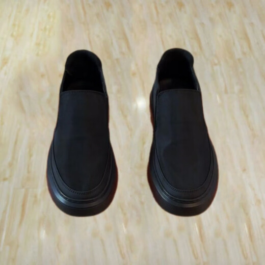 Feilixidi Internet Celebrity Shoes Fashion Wyle Style 2025 Low-Top Men Pedals Pedals Black Casual Casual Ups Silk Canvas Negro 43