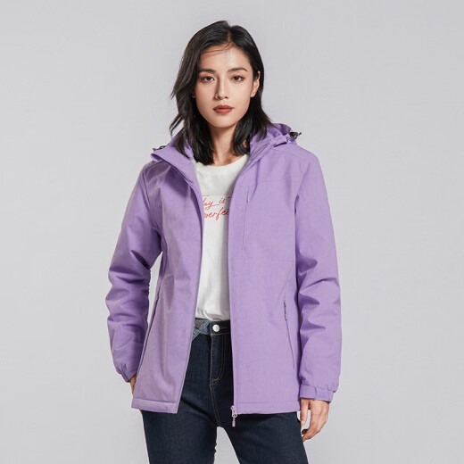 Lemon Plus Windbreaker de terciopelo debajo de los hombres y mujeres de la chaqueta de trabajo suave de la capa de la capa de la capa del estilo de la capa de plátano de plátano.