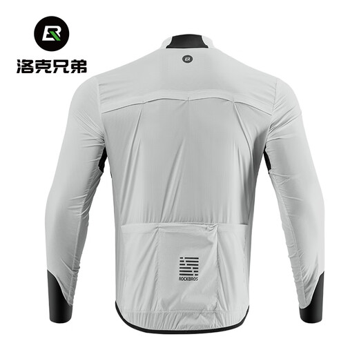 Rock Brothers Cycling Windbreaker Windproof Top Men's Long Sleeve Road Mountain Bike Outdoor Lightweight Equipment Ruohui XL