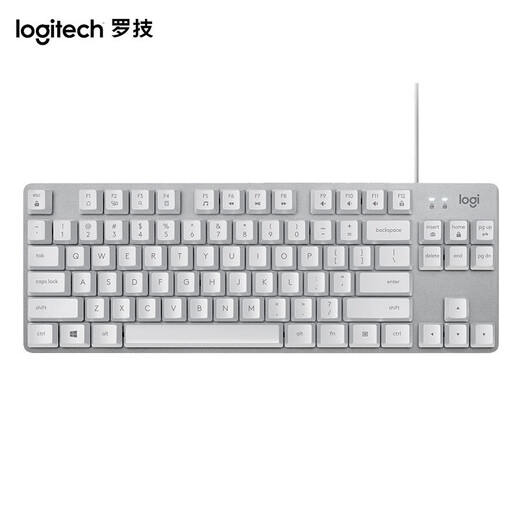 Logitech K835 Wired Mechanical Clavier Business Office Office Keyboard ordinateur ordinateur portable clavier 84 Layout de clé Axe bleu blanc axe rouge blanc 99% nouveau