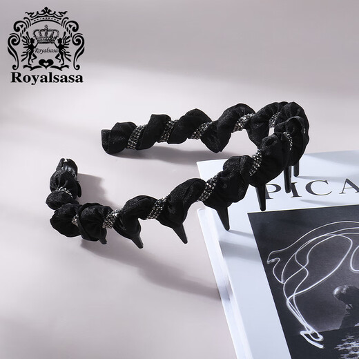 Royal sasa royal salsa large tooth comb hair hoop broken hair wavy headband high skull versatile hairpin imitation crystal headband hair accessories