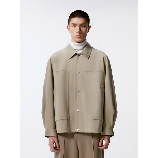 GXG Men's Shopping Mall Same Style Jacket Men's 2024 Autumn New Arrival Khaki 175/L