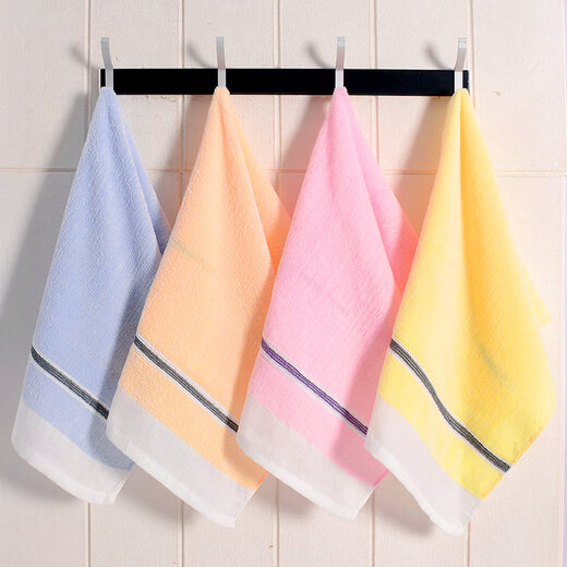 Authentic high-end mercerized towel pure cotton 100% cotton thin adult and child face and bath household absorbent water towel 10 (1091) high-end mercerized towel ultra-thin 74x34cm single 52g 100% cotton