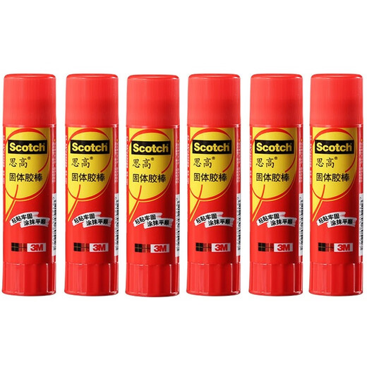 3M Glue Stick Sigao Glue sólido/Solid Glue Stick/Glue sólido Glue hecho a mano Palabra de pegamento de pegamento Suministro/Oficina y Stick de pegamento Finanzas 5008B-8G (6 paquetes)