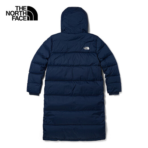 The North Face North Down Jacket Men's and Women's Outdoor 550 Puff Mid-Length Down Jacket 81P7 8K2/Blue XL