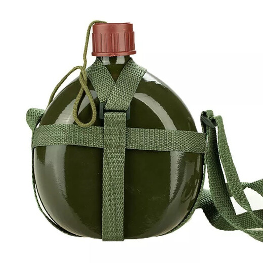 Marching kettle, strap kettle, 87-style military training kettle, outdoor sports liberation old-fashioned aluminum military kettle, large capacity, thickened 3L