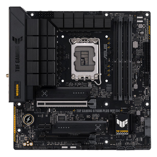 英特尔（Intel）13代酷睿CPU 华硕B760主板CPU套装 板u套装 华硕 TUF B760M-PLUS WIFI D4 i7-13790F 盒装