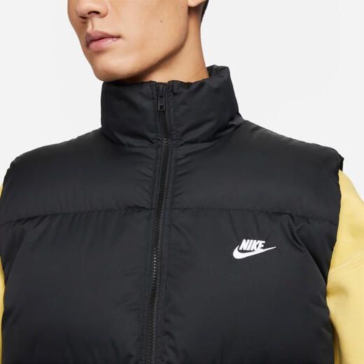 耐克【滔搏运动】NIKE男子AS M NK CLUB PUFFER VEST薄棉服FB7374-010 FB7374-010 L