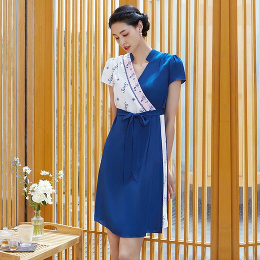Mushi Dress Chiffon Fit New Chinese Style Vestido 967 10 Colors S