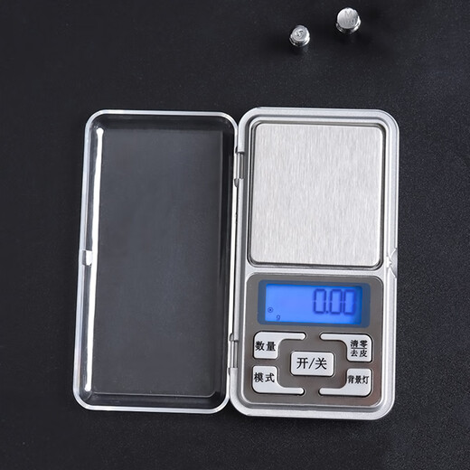 Baijie jewelry scale weighs 0.01g electronic scale portable gold electronic scale food scale kitchen scale small platform scale mini scale