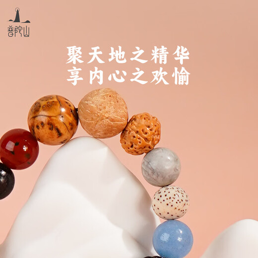 Putuo Mountain Eighteen Seed Bodhi Bracelet Multi-treasure Buddha Bead Bracelet Holding Amulet Couple Birthday Gift