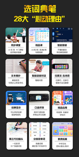 Huawei machine is suitable for general English translation pen, reading pen, scanning pen, dictionary pen, primary school, middle school and high school general subject 4.5-inch 512G large screen white