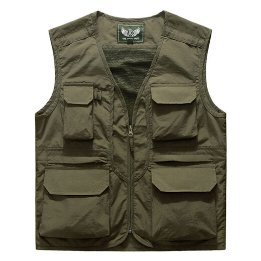 JP Vest del delgado chaleco de fotografía de fotografía de múltiples bolsillos de los hombres JP Clip 8578 9866-Dark Blue 5xl (adecuado para 200 Jin [Jin equivale a 0.5 kg] -215 Jin [Jin equivale a 0.5 kg])