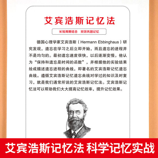 艾宾浩斯小学必背古诗词复习计划表初中古诗文遗忘曲线本1-6年级背诵打卡计划艾宾浩斯记忆法背单词本 【艾宾浩斯】小学生必背单词654打卡计划