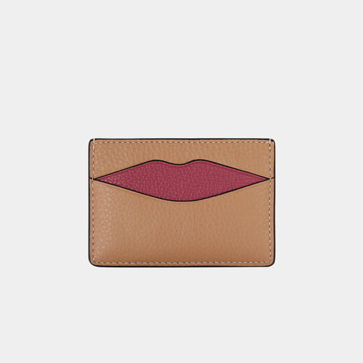 蔻驰（COACH）【品牌直供】女士LIP便携式手拿卡包证件包拼色皮革CW926IMWQB-FW