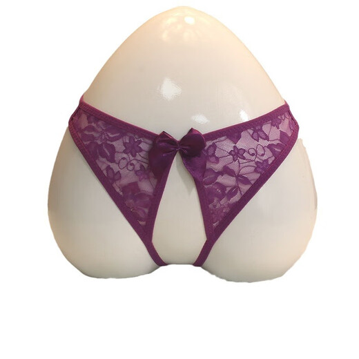 Sexy hollow underwear for women butterfly elements are convenient for dating for men and you lace open-stand thong black