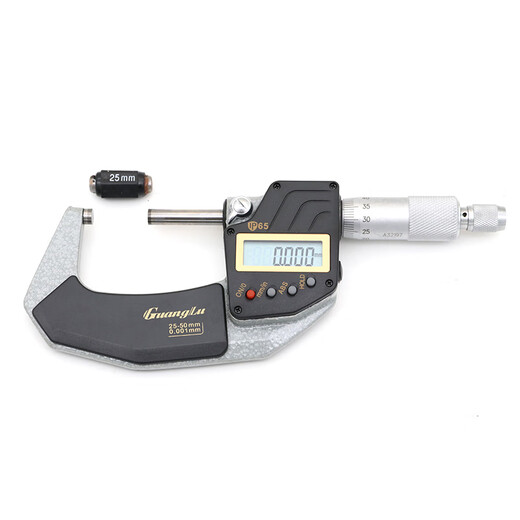 
Guanglu IP65 waterproof electronic digital external diameter micrometer 25-50mm high-precision spiral micrometer thickness measurement 211-702