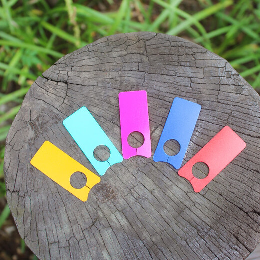 Shipton Etiqueta de protección de fruta de uva Etiqueta de planta de jardinería Marca de polinización de sandía Anillo de flor Hebilla Tarjeta de marca de jardinería de melón y fruta Rojo 1000 hojas Nuevo material engrosado