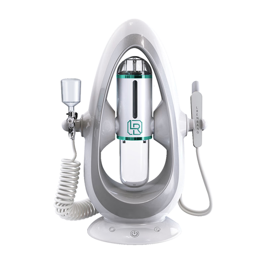 Small bubble beauty instrument, facial cleansing and blackhead suction tool, beauty salon blackhead remover, oxygen injection instrument, household upgraded version 10th generation - three-head model (blackhead suction