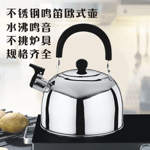 Runhuanian travel home 2L3L4L kettle stainless steel flat bottom sound kettle induction cooker gas stove universal and durable 3000ml