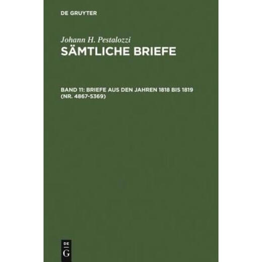 按需印刷DEG Briefe aus den Jahren 1818 bis 1819 (Nr. 4867 5369)