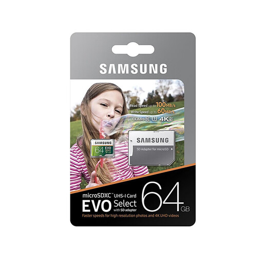 三星（SAMSUNG） EVO存储卡 MicroSDXC内存卡 手机存储卡4K超高清存储卡 带适配器 64G卡和适配器