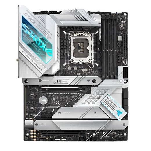 ASUS Gigabyte MSI B660 Z690 H610 Подержанная ручка настольная плата на рабочем компьютере компьютерной компьютерной платы Материнская плата Материнская плата подходит для 13.11.14 Generation Core Asus Rog Z690-A Wi-Fi Blowing Snow D4 90% Новое