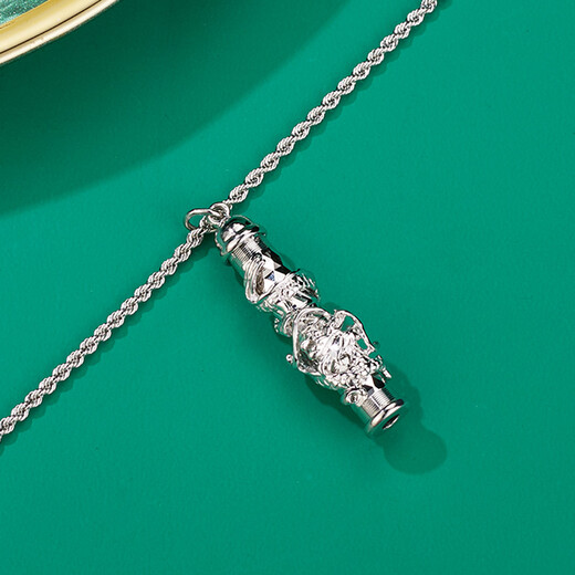 Yuan Shengfu's new PT950 high-quality fashion Panlongzhu platinum pendant, atmospheric platinum necklace pendant for men, 9.84 grams
