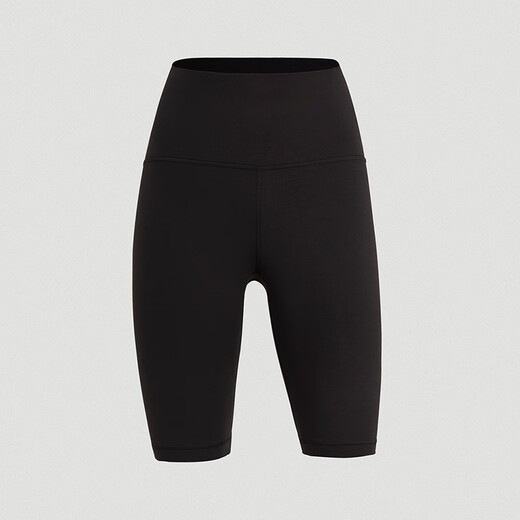 lululemon丨Align Women's Sports Super High Waist Tight Shorts 10' Nude Sense LW7BHUS Yoga Pants Black XXS /2