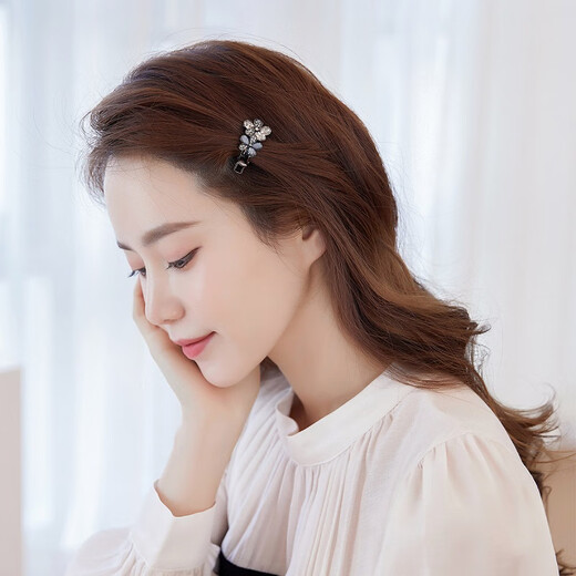 Chimera (CHIMERA) 2 pieces side clip Korean style leaf flower bangs broken hair hair clip hair accessories hairpin girl birthday gift