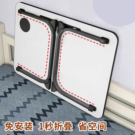Yiman bed computer desk folding learning writing desk small rice table bay window home dormitory office lazy table