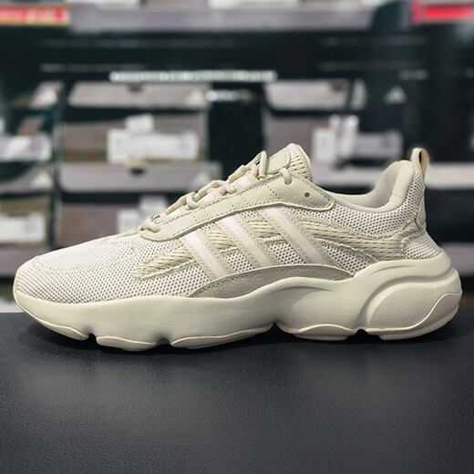 阿迪达斯 （adidas）三叶草男鞋女鞋夏季运动鞋网面透气跑步鞋复古老爹鞋休闲鞋JQ3927 JS3027/米灰 42