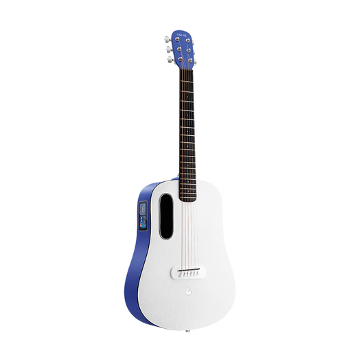 
Take Fire Guitar (LAVAGUITAR) LAVA ME play smart folk guitar beginner musical instruments for beginners travel self-taught guitar Frost white [with standard piano bag] 36 inches