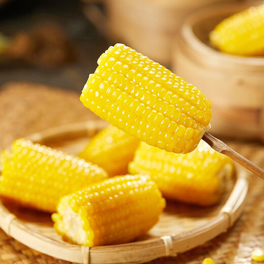 Jingxiansheng Northeastern Yellow Corn 260g*10 Cobs Vacuum Packaging Sticky Corn Sticky Corn Straight from the Source