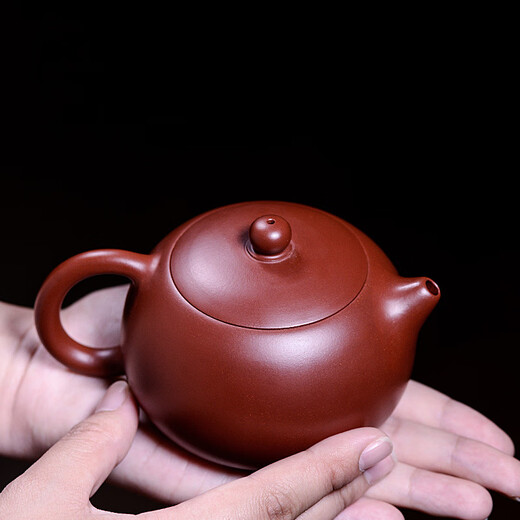 Centenary Liyong Yixing purple sand pot pure handmade raw ore Dahongpao Xishi pot Kung Fu tea set teapot one pot two cups set