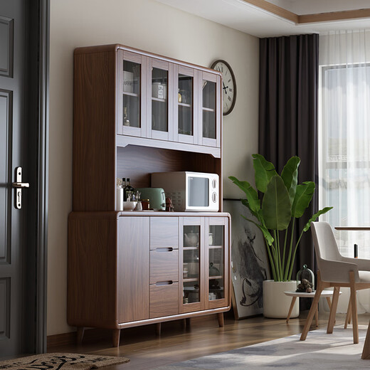 Mulan (Mulan) Nouveau armoire à vin à buffet chinois Cadre de cuisine en bois massif mur intégré Armoire de rangement de salon chinois moderne 5012 Armoire inférieure simple / 120 * 40 * 90cm