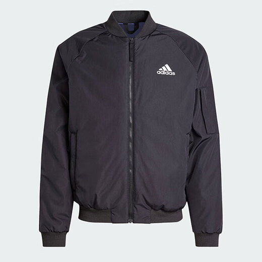 阿迪达斯 （adidas）棉服外套男装冬季新款飞行员夹克保暖休闲立领防风健身运动服棉衣 JN4855黑色 S