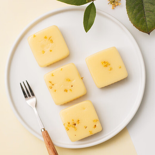沈大成桂花拉糕老式传统手工点心上海特产零食美食糕点黄油糯叽叽 桂花拉糕3盒共690g（内12枚）